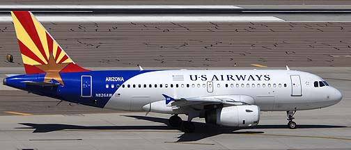 US Airways Airbus A319-132 N826AW Arizona, March 16, 2011